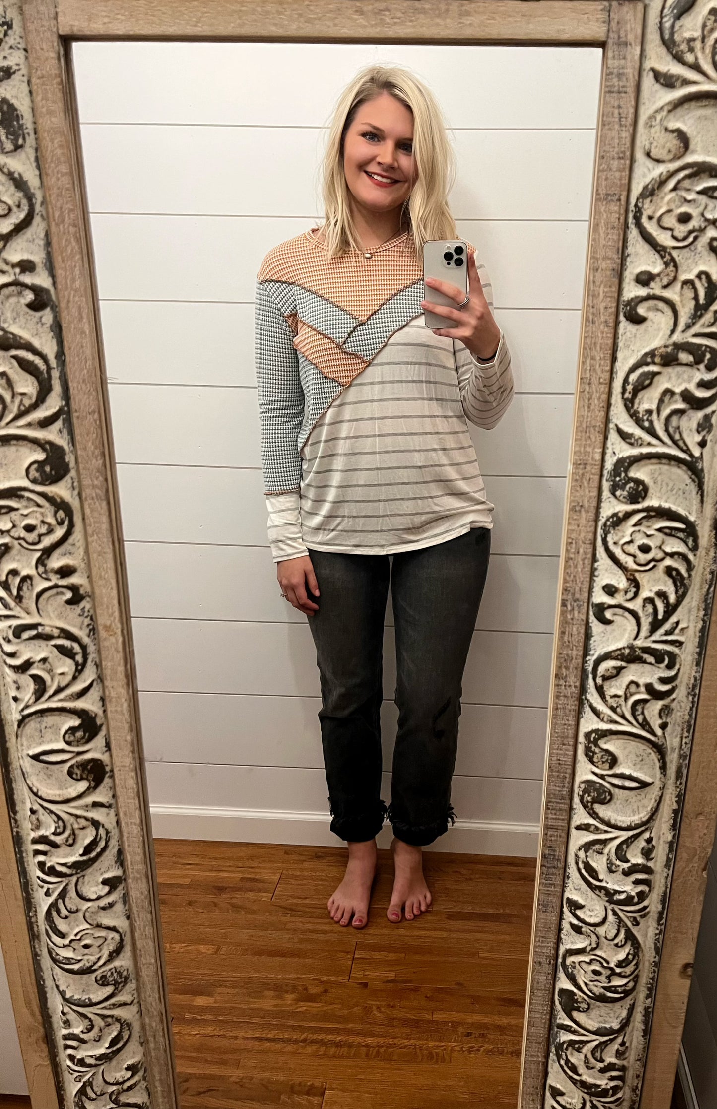 Color Block Striped Top