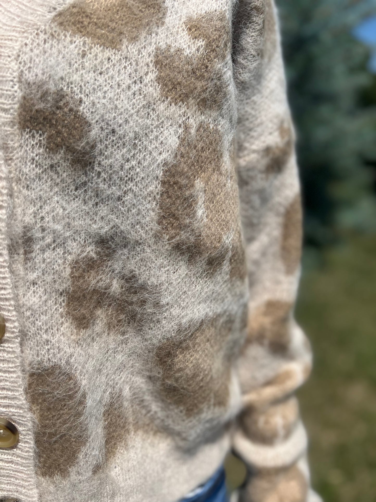 Cream Leopard Cardi